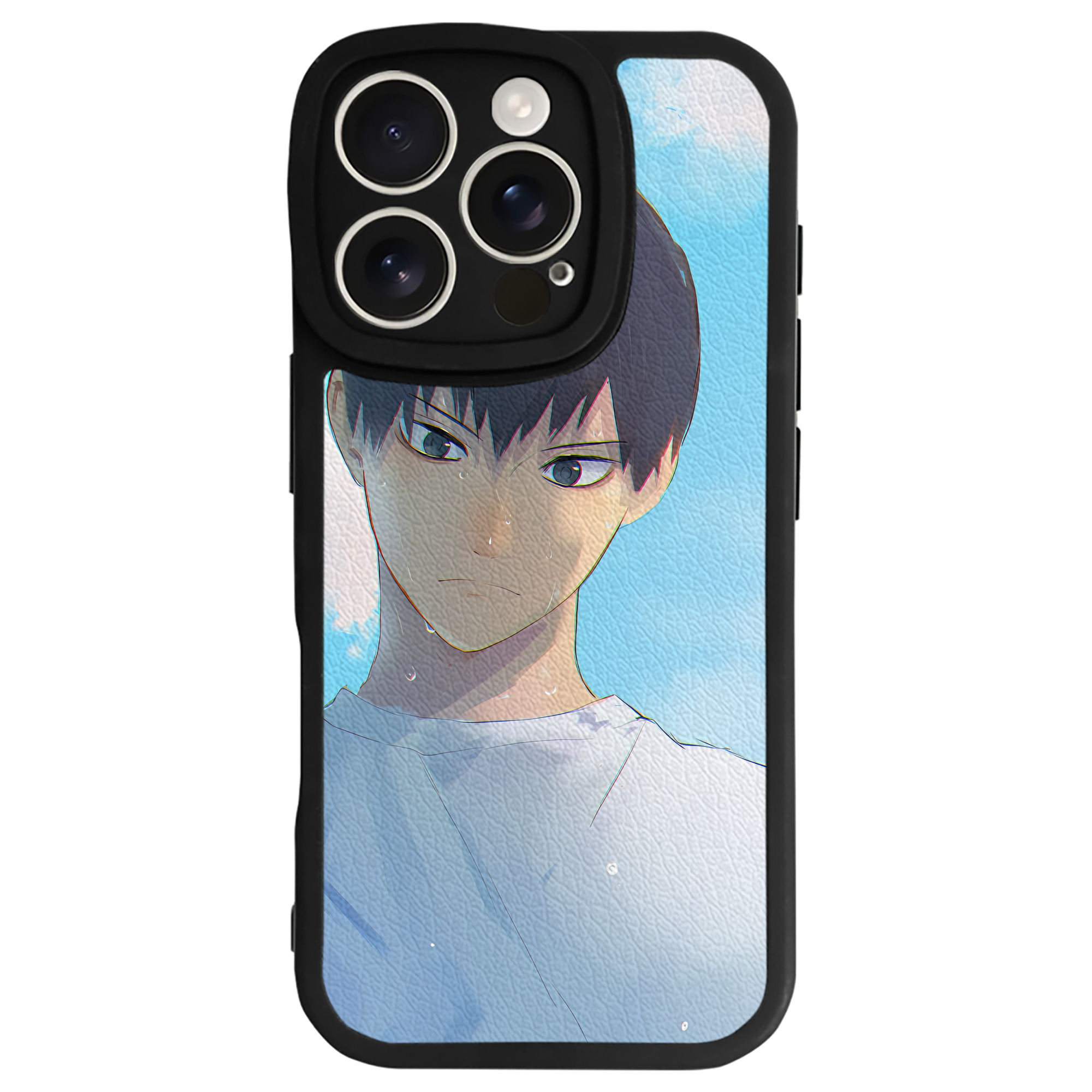（画像用） ハイキュー!! Haikyu!! 【iPhone 16シリーズ対応】シリコンスマホケース（レザー調） 材質：シリコン